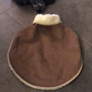 Doctors Foster and Smith faux fleece and suede dog jacket